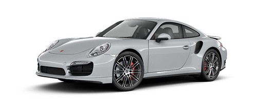 Porsche 911 Turbo Rhodium Silver Metallic