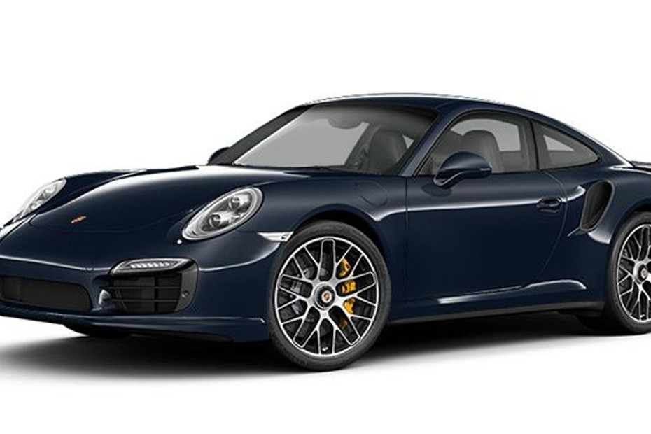 Porsche 911 Turbo S Dark Blue Metallic in UAE