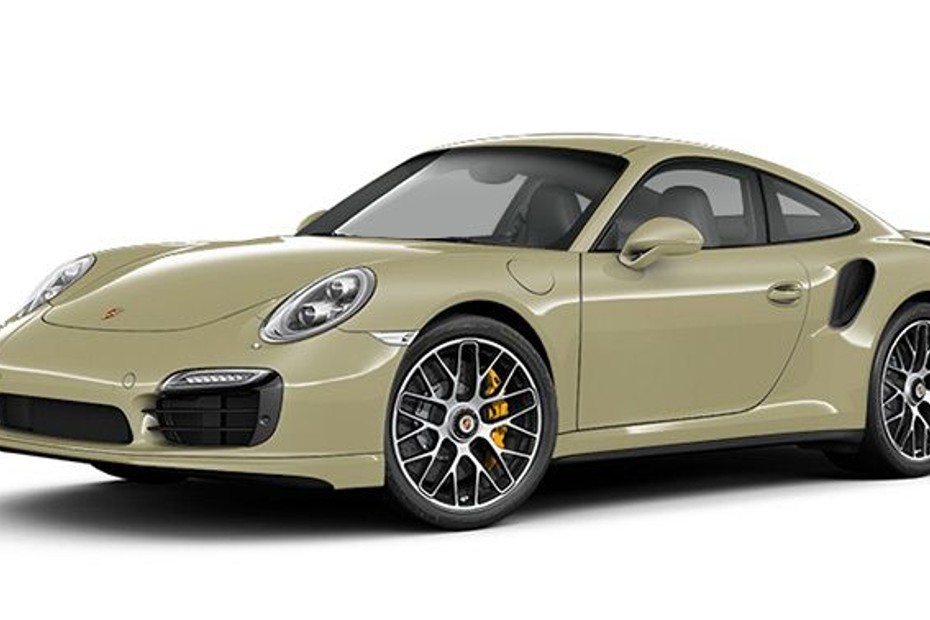 Porsche 911 Turbo S Lime Gold Metallic in UAE