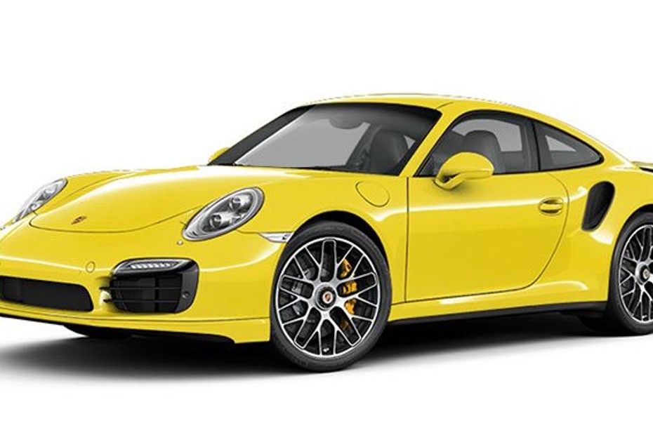 Porsche 911 Turbo S Racing Yellow in UAE