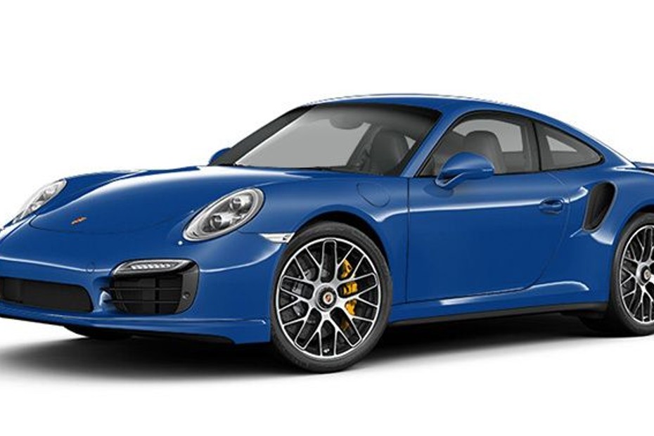 Porsche 911 Turbo S Sapphire Blue Metallic in UAE