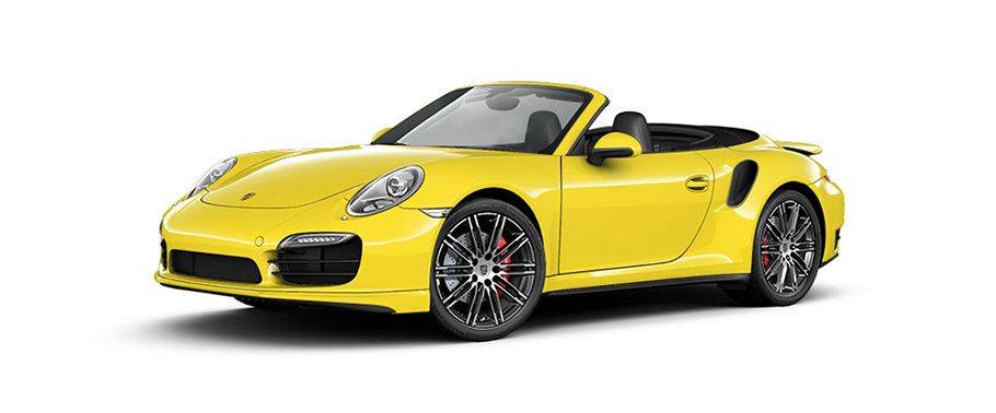 Porsche 911 Turbo Cabriolet Racing Yellow Porsche 911 Turbo Cabriolet Racing Yellow