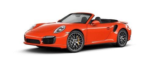 Porsche 911 Turbo S Cabriolet Lava Orange