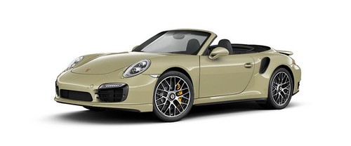 Porsche 911 Turbo S Cabriolet Lime Gold Metallic