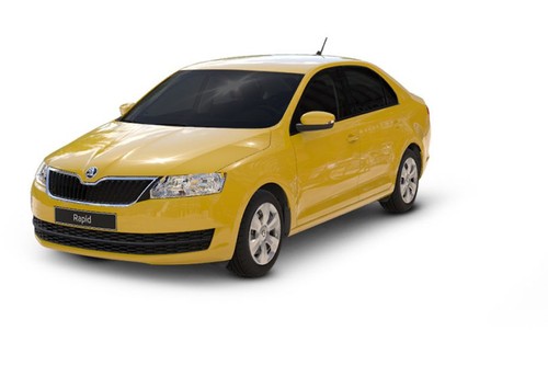 Skoda Rapid Sprint Yellow