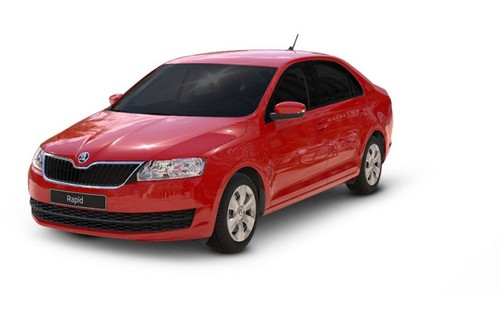 Skoda Rapid Corrida Red