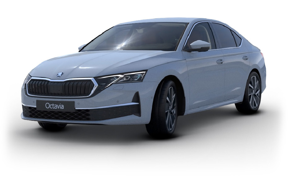 Skoda Octavia Candy White in UAE