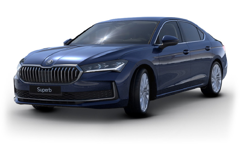 Skoda Superb Cobalt Blue Metallic in UAE