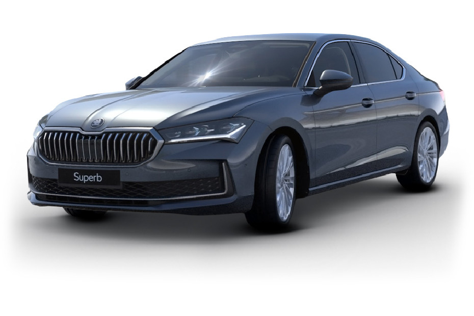 Skoda Superb Graphite Grey metalic in UAE