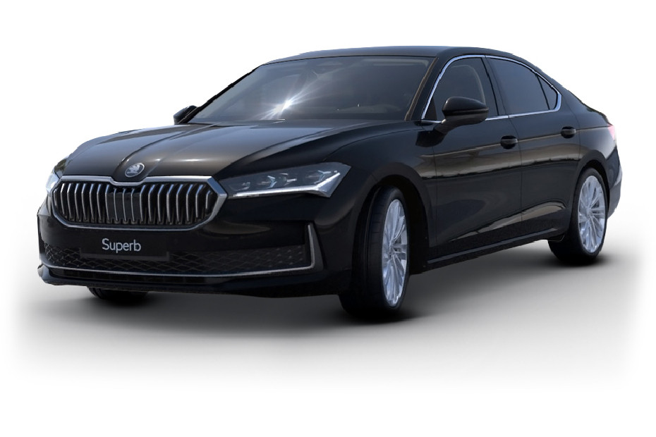 Skoda Superb Ebony Black Metallic in UAE