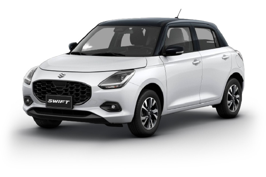Suzuki Swift Arctic White Pearl Midnight Black Pearl Suzuki Swift Arctic White Pearl Midnight Black Pearl