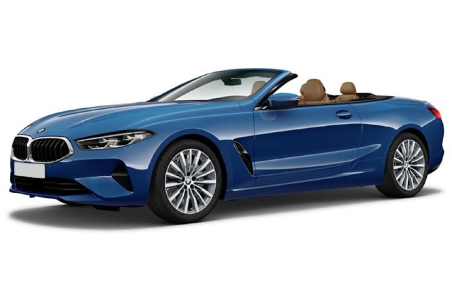 BMW 8 Series Convertible Blue in UAE