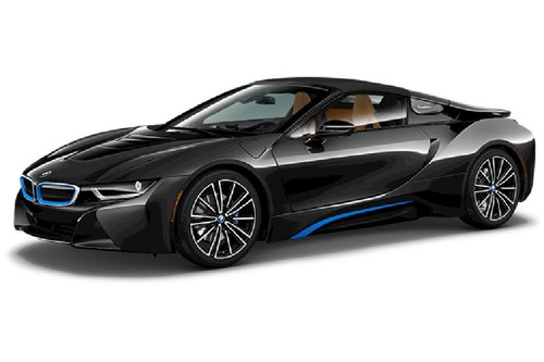 BMW i8 Roadster Sophisto Grey Frozen Blue accent