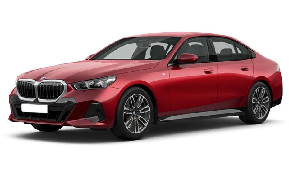 BMW 5 Series Red Metallic in UAE