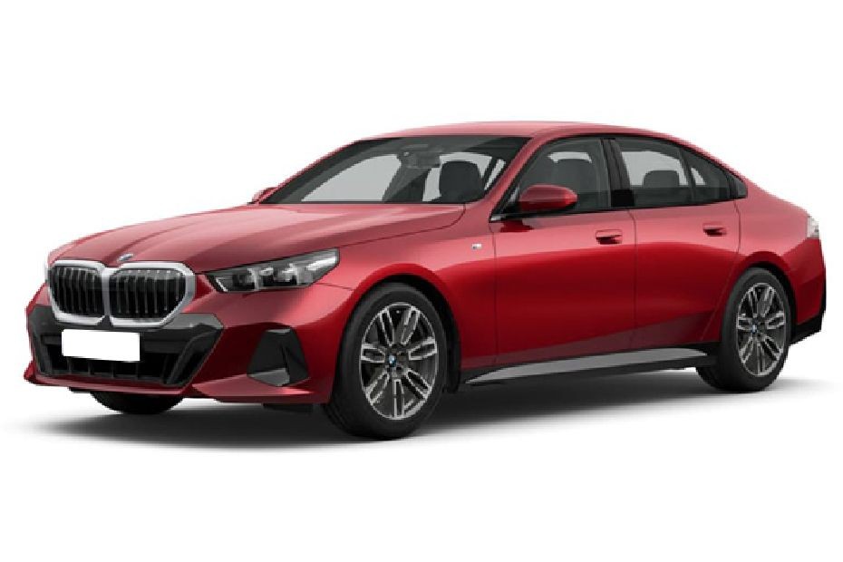 BMW i5 Fire Red in UAE