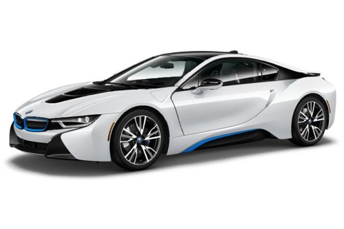 BMW I8 White Pearl Crystal Shine