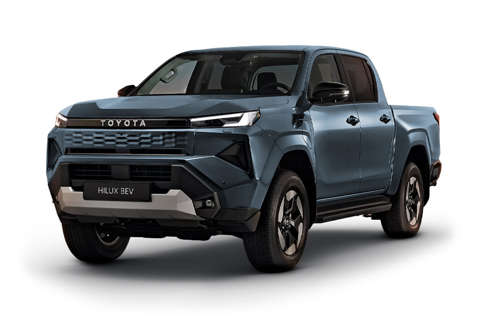 Toyota Hilux BEV Blue in UAE