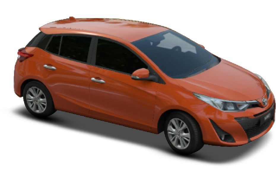Toyota Yaris Hatchback Orange Metallic in UAE
