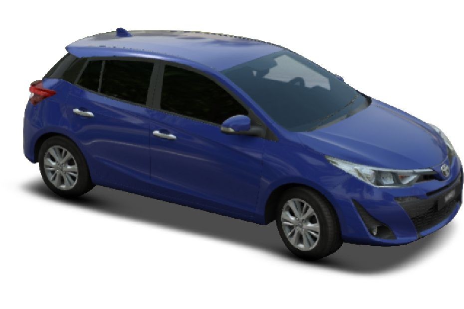 Toyota Yaris Hatchback Dark Blue Mica Metallic in UAE