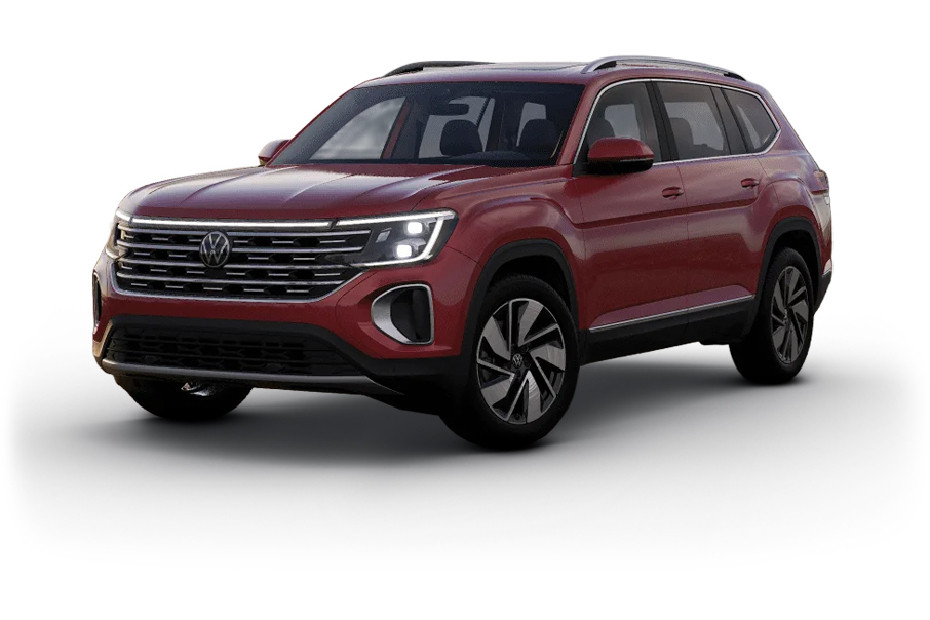 Volkswagen Teramont Aurora Red Chroma Metallic in UAE