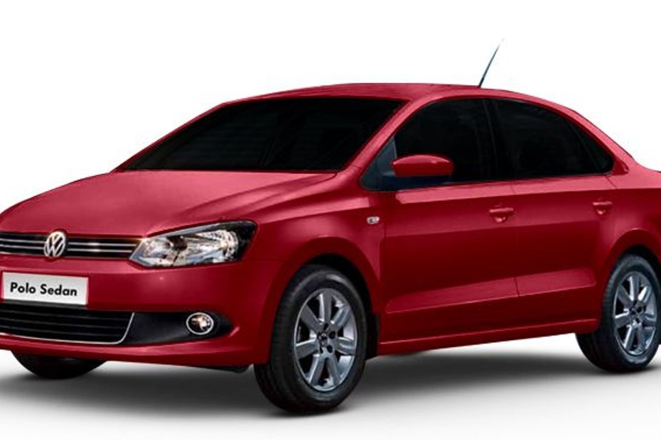 Volkswagen Polo Sedan Flash Red in UAE