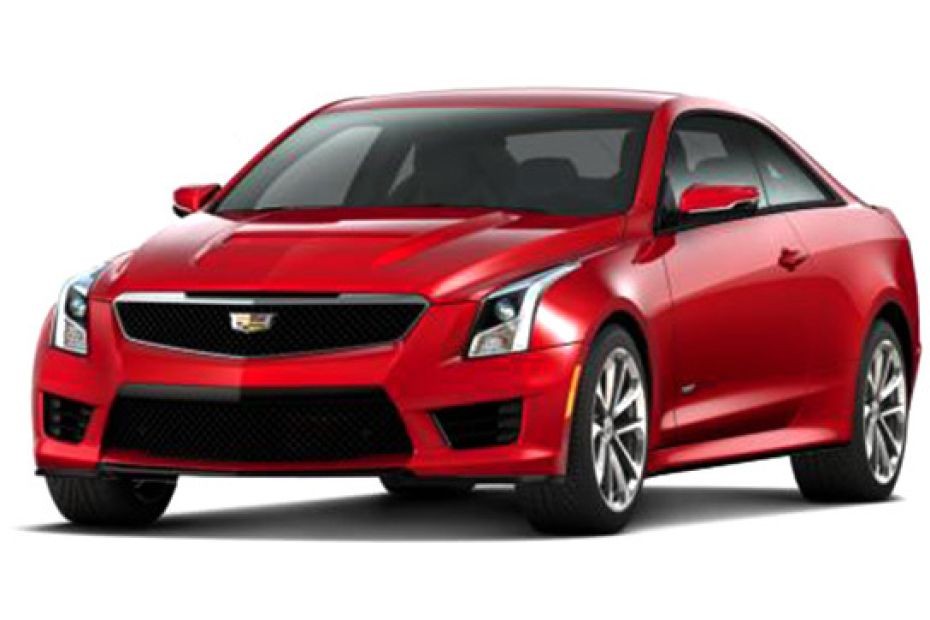 Cadillac ATS-V COUPE Red Obsession Tintcoat in UAE