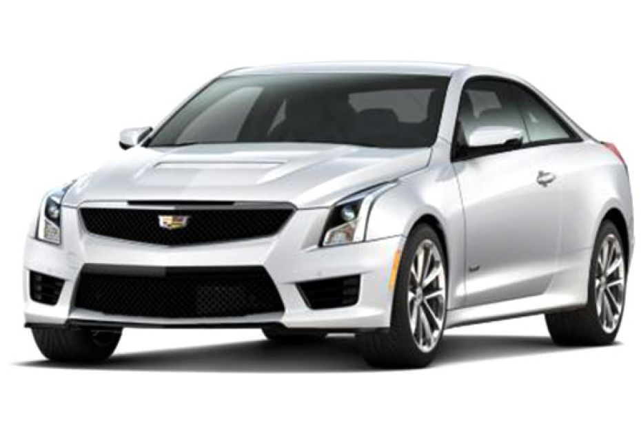 Cadillac ATS-V COUPE Crystal White Tricoat in UAE