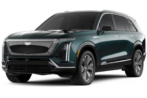 Cadillac VISTIQ Emerald Lake Metallic Black Roof