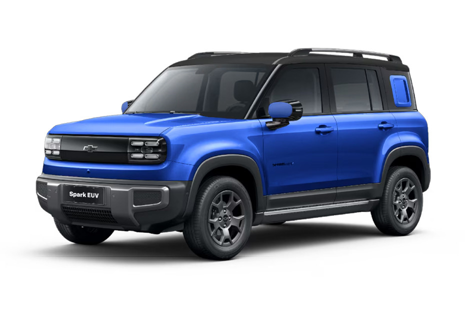 Chevrolet SPARK EUV Tiger Blue with Star Twinkle Black Roof