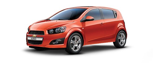 Chevrolet Sonic Orange Rock
