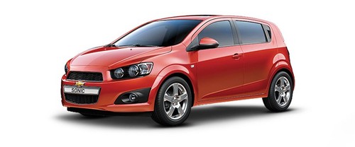 Chevrolet Sonic Velvet Red Metallic