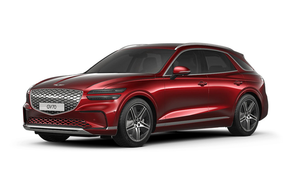 Genesis EV GV 70 Mauna Red in UAE