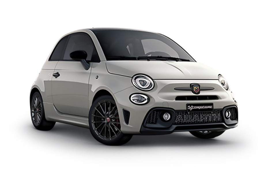 Abarth 695 Gara White With Black Roof in UAE