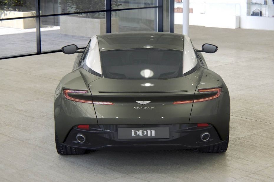 Full Rear View of Aston Martin DB11 in UAE