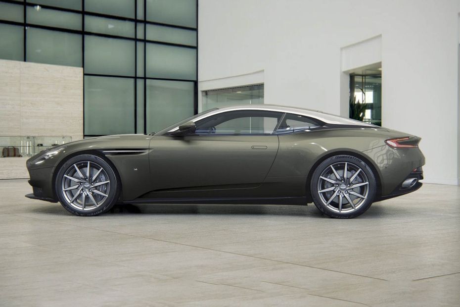 DB11 Side view in UAE