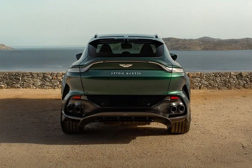 Full Rear View of Aston Martin DBX