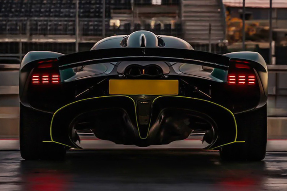 Full Rear View of Aston Martin VALKYRIE