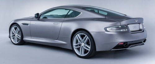 Rear Cross View of Aston Martin DB9