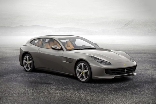 Ferrari GTC4Lusso T Front Cross Side View
