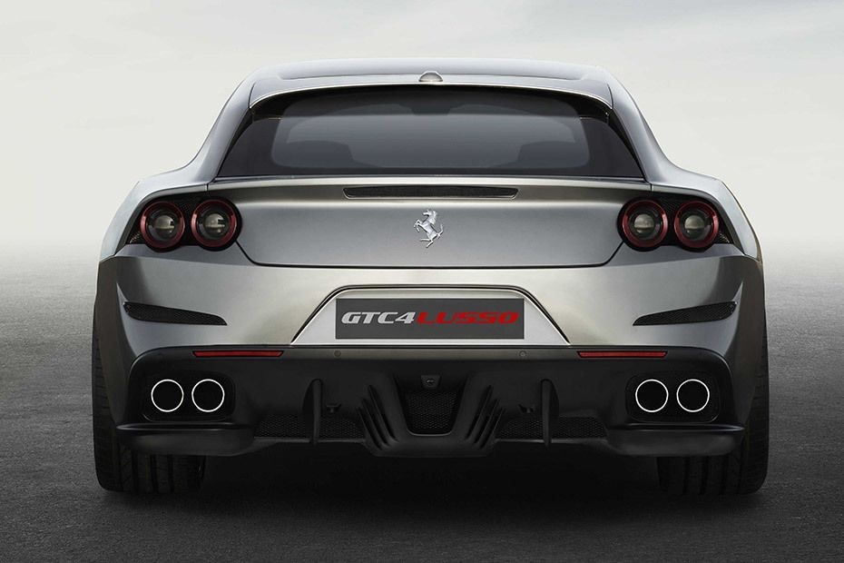 Full Rear View of Ferrari GTC4Lusso in UAE