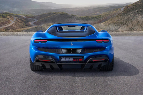 Full Rear View of Ferrari 296 GTS