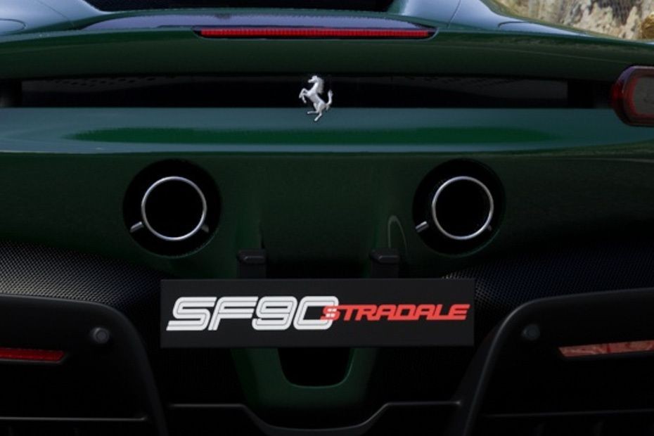 Exhaust Pipe of Ferrari SF90 Stradale in UAE