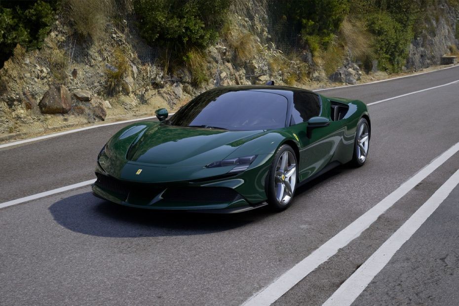 SF90 Stradale Front angle low view in UAE