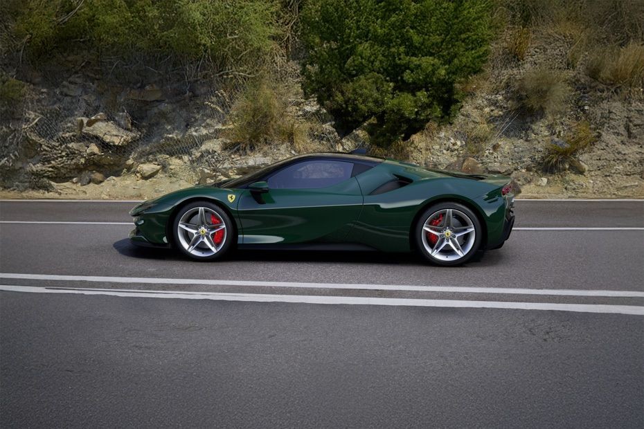 SF90 Stradale Side view in UAE