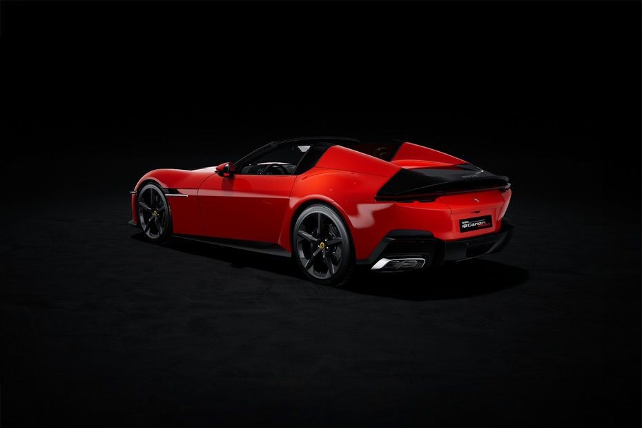 Rear Cross Side View of Ferrari 12Cilindri Spider in UAE