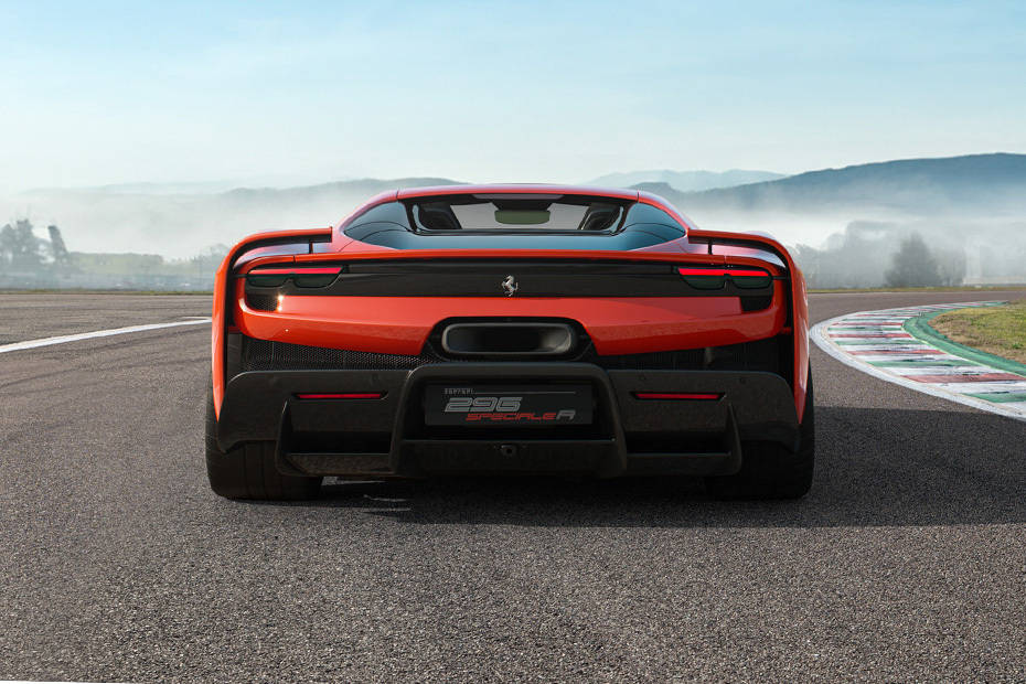Full Rear View of Ferrari 296 Speciale A Full Rear View of Ferrari 296 Speciale A