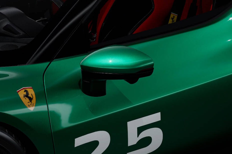 Ferrari 296 Speciale Drivers Side Mirror Front Angle Ferrari 296 Speciale Drivers Side Mirror Front Angle