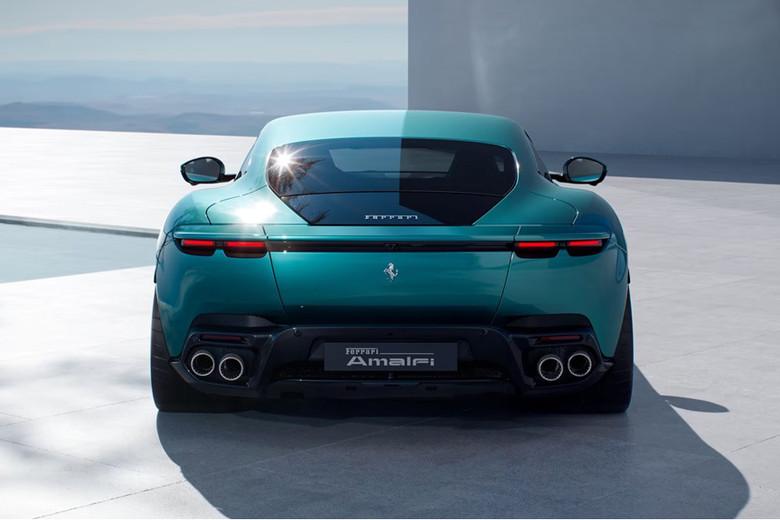 Full Rear View of Ferrari Amalfi