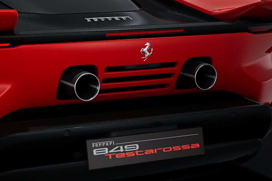 Exhaust Pipe of Ferrari 849 Testarossa in UAE