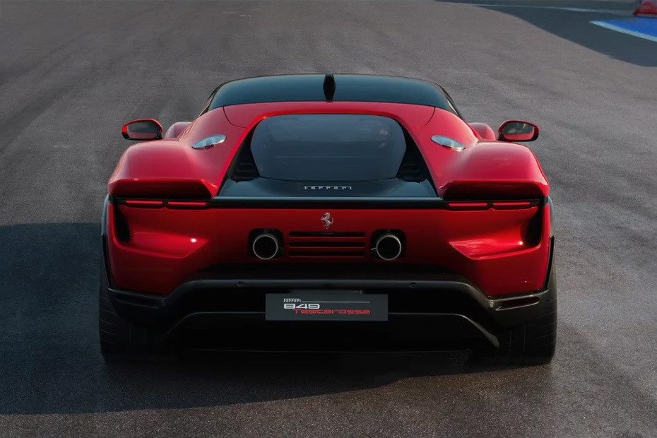 Full Rear View of Ferrari 849 Testarossa in UAE